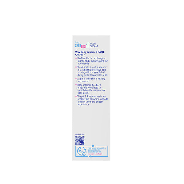 Sebamed Baby Rash Cream|pH 5.5|Ideal for Diaper Rashes|100 ml
