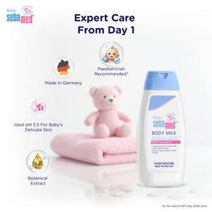 Sebamed Baby Body Milk Lotion|pH 5.5|100 ml