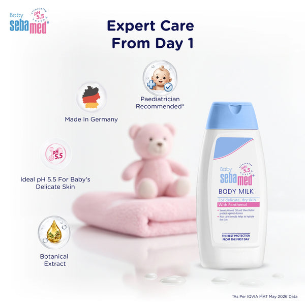 Sebamed Baby Body Milk Lotion|pH 5.5|100 ml