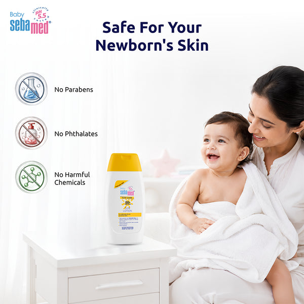 Sebamed Baby Sun Lotion|pH 5.5|Triple Protection with UVA/UVB- Filter|200 ml