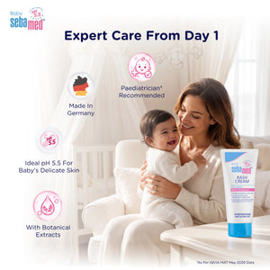 Sebamed Baby Rash Cream|pH 5.5|Ideal for Diaper Rashes|100 ml