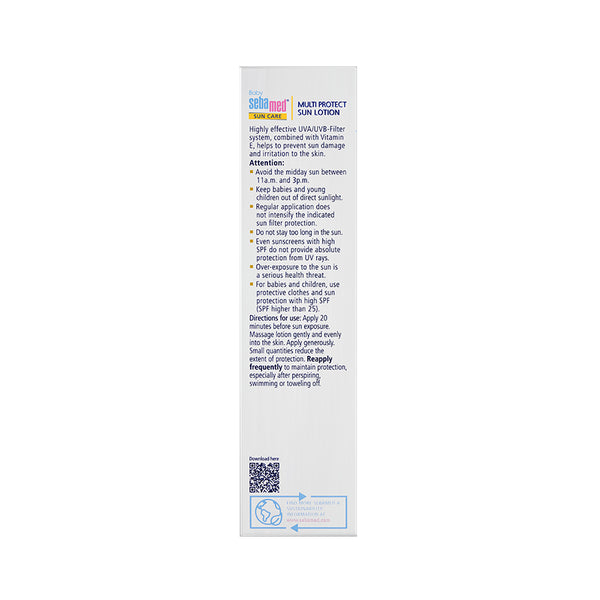 Sebamed Baby Sun Lotion|pH 5.5|Triple Protection with UVA/UVB- Filter|200 ml