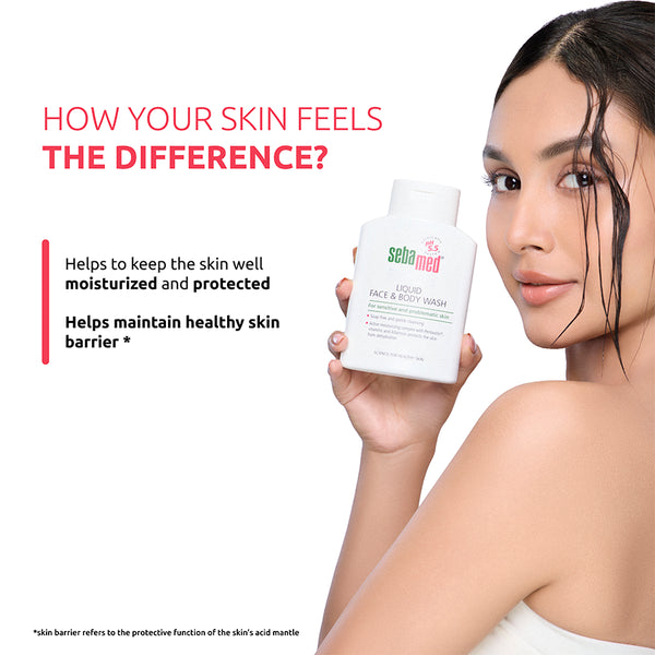 Sebamed Liquid Face and Body Wash 200ml | For all skin types