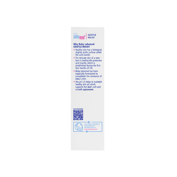 Sebamed Baby Gentle Wash|pH 5.5|Baby Body Wash|Soap Free|Tear Free|200 ml
