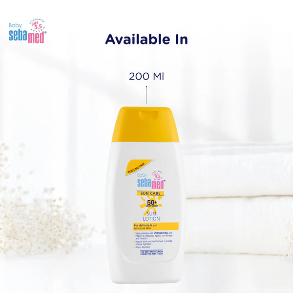 Sebamed Baby Sun Lotion|pH 5.5|Triple Protection with UVA/UVB- Filter|200 ml