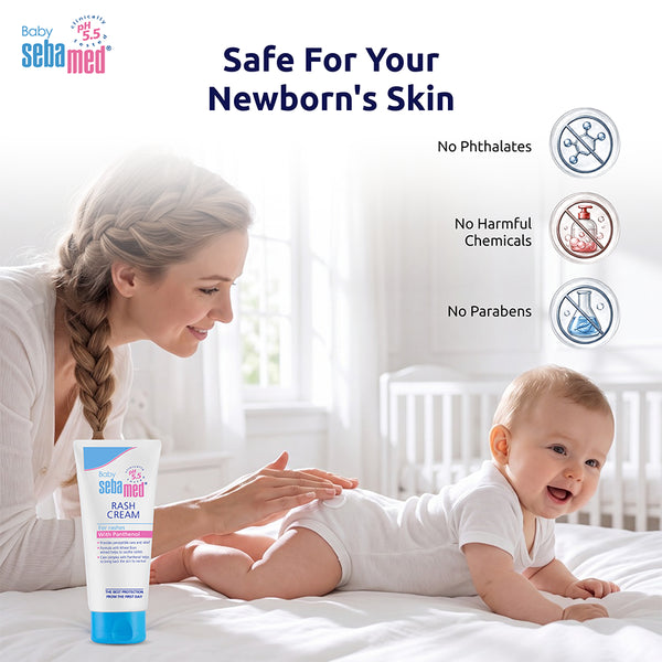 Sebamed Baby Rash Cream|pH 5.5|Ideal for Diaper Rashes|100 ml