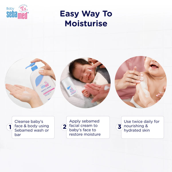 Sebamed Baby Protective Facial Cream|pH 5.5|Baby Face Cream|50ml