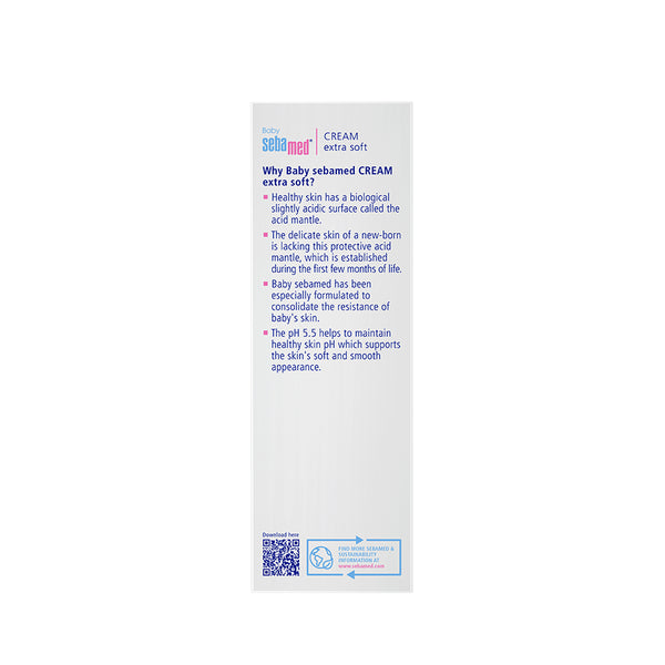 Sebamed Baby Cream Extra Soft|pH 5.5|Ideal for Dry Skin|200 ml