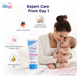 Sebamed Baby Cream Extra Soft|pH 5.5|Ideal for Dry Skin|200 ml