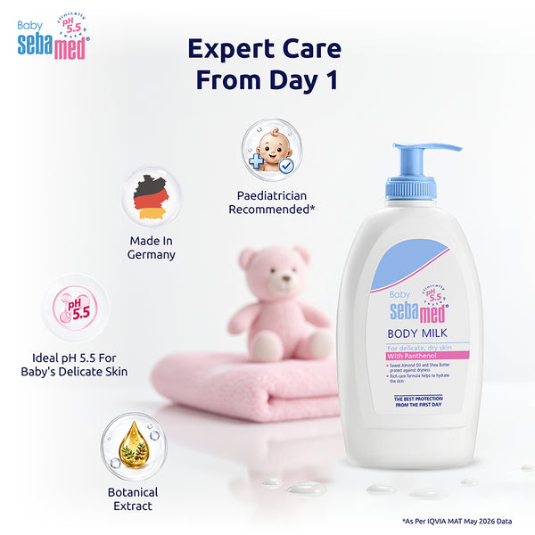 Sebamed Baby Body Milk Lotion|pH 5.5|400 ml