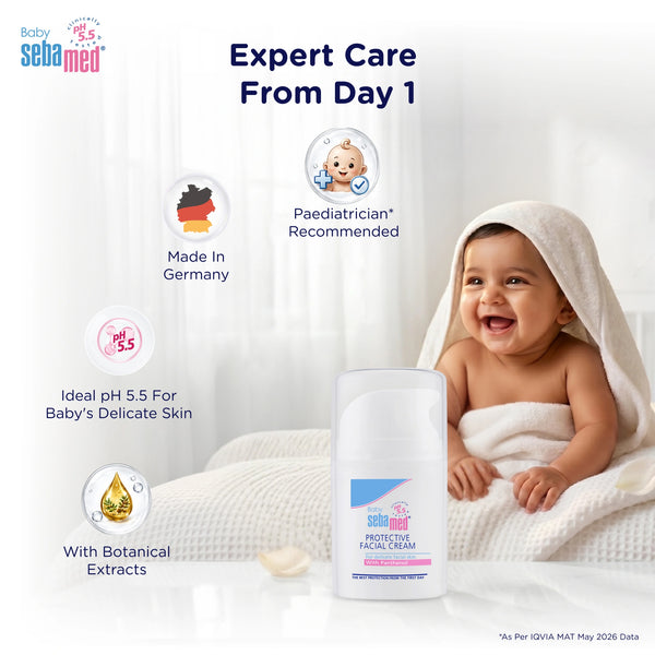 Sebamed Baby Protective Facial Cream|pH 5.5|Baby Face Cream|50ml