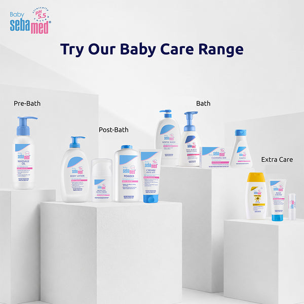 Sebamed Baby Face & Body Wash Foam|pH 5.5|Ideal for face & body cleansing|400 ml