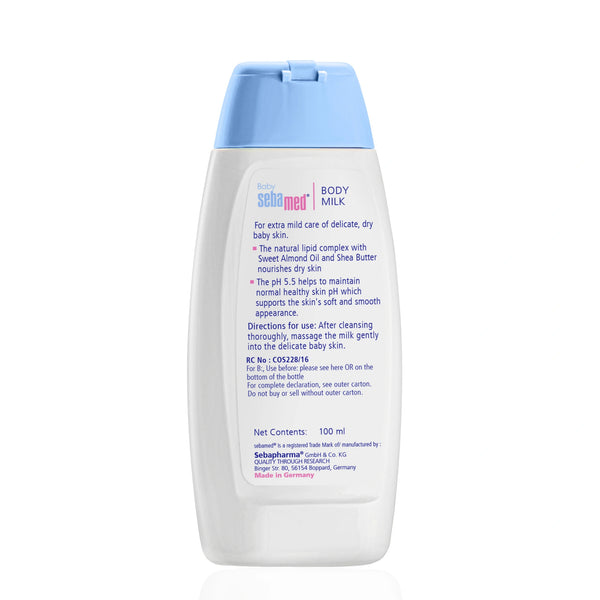 Sebamed Baby Body Milk Lotion|pH 5.5|100 ml