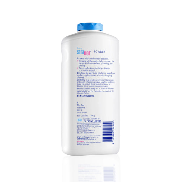 Sebamed Baby Powder| Olive Oil, Allantoin|400 gm