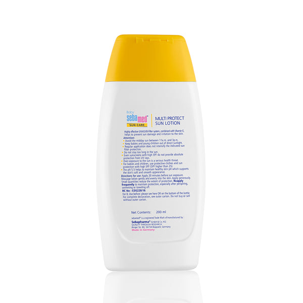 Sebamed Baby Sun Lotion|pH 5.5|Triple Protection with UVA/UVB- Filter|200 ml