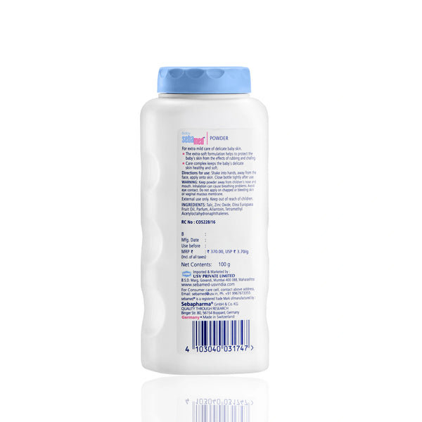Sebamed Baby Powder| Olive Oil, Allantoin|100 gm